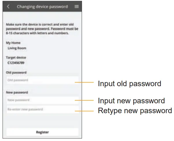 Panasonic CZ-TACG1 Controller - app 21