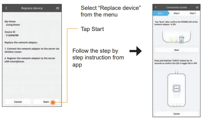 Panasonic CZ-TACG1 Controller - app 22