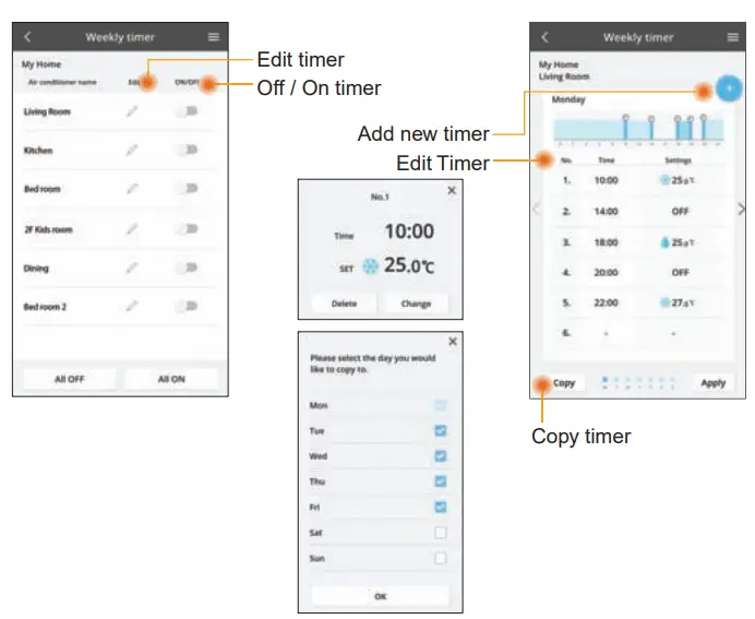 Panasonic CZ-TACG1 Controller - app 32
