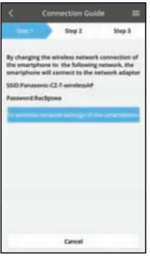 Panasonic CZ-TACG1 Controller - app 9