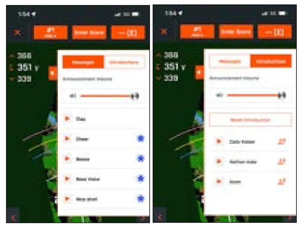 Bushnell Golf Mobile App Functions