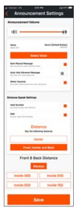 Bushnell Golf Mobile App Functions