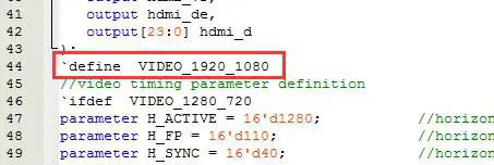 ALINX AN9134 HDMI Display Module - Hardware connection 6