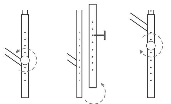 HABYS Panda Al Portable Massage Tables - Height adjustment