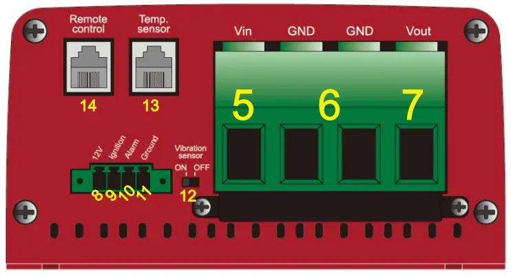 STERLING POWER BB1225 12V to 12V 25A Battery to Battery Charger - Diagram 1