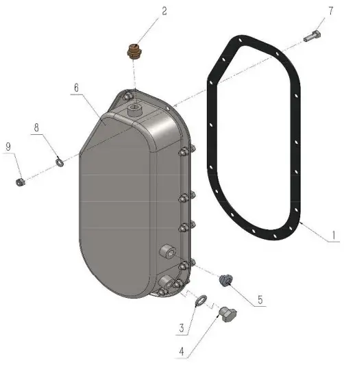 BETSTCO FH TL135 Rotary Garden Tiller - Parts 2