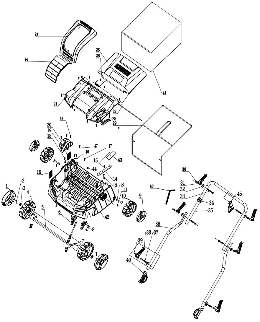 WEN DT1516 16 Inch Dethatched and Scarified - fig 12