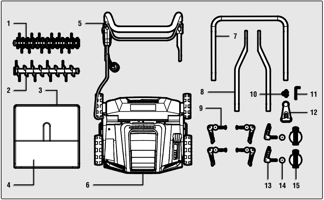 WEN DT1516 16 Inch Dethatched and Scarified - fig