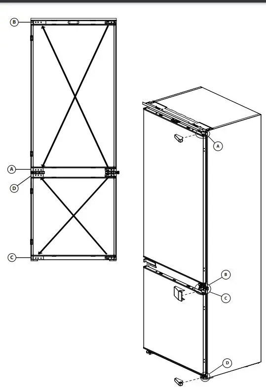 beko-K69400-Integrable-Combi-Refrigerator-11