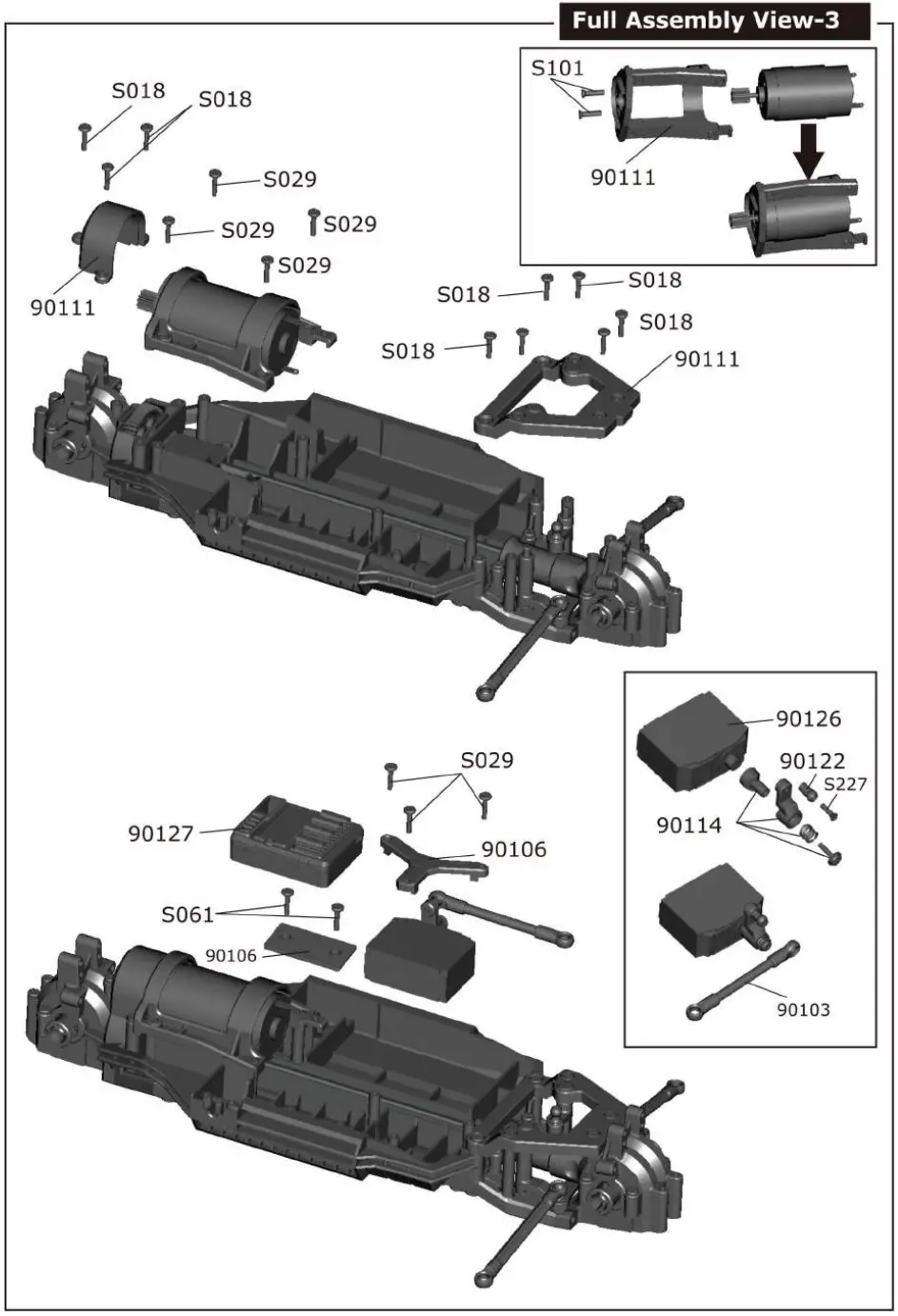 NUOKE 903 Four Wheel Drive Electric Power Race Truck - EXPLODE 3