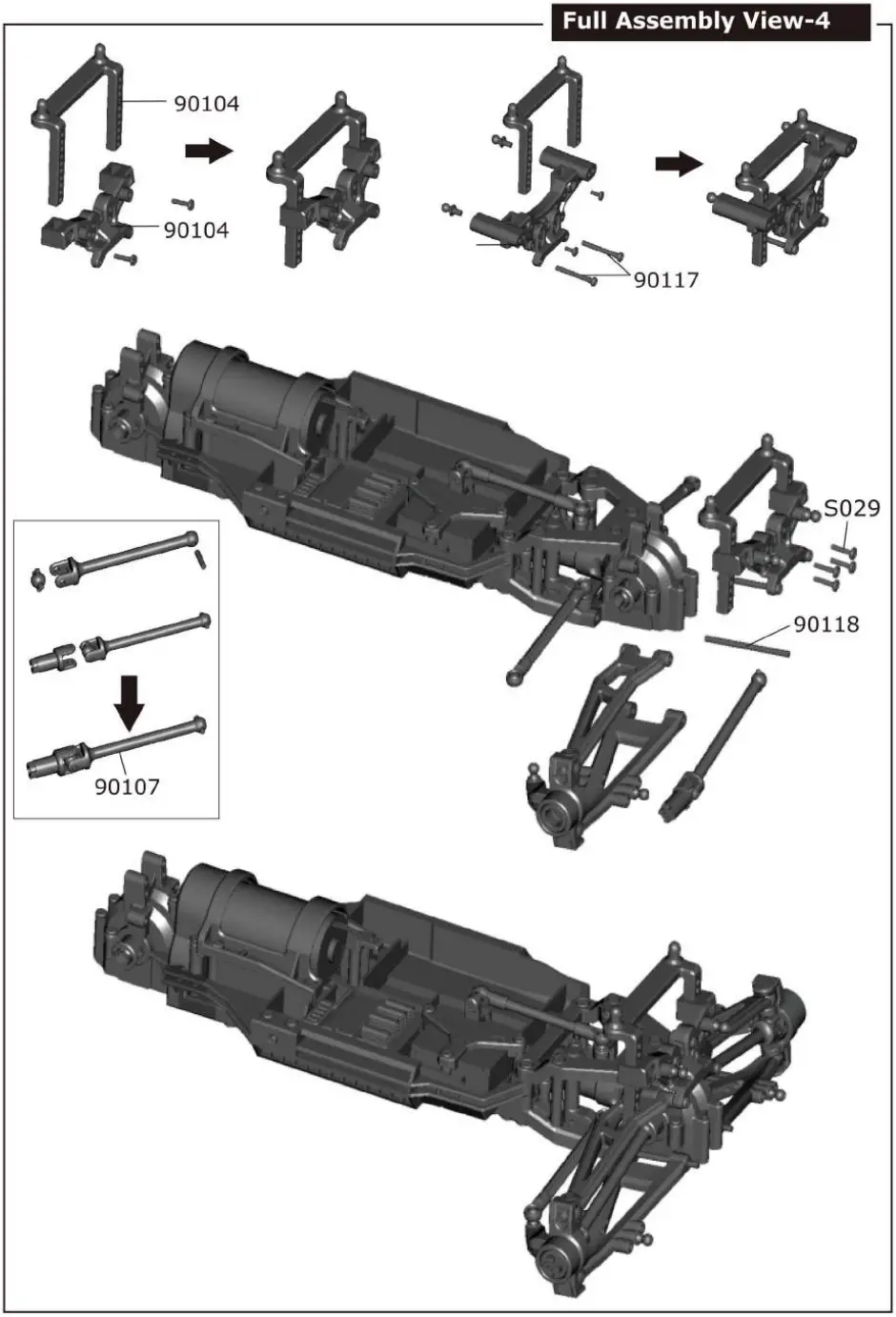NUOKE 903 Four Wheel Drive Electric Power Race Truck - EXPLODE 4