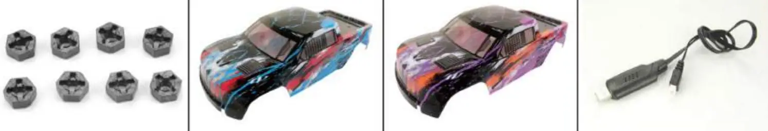 NUOKE 903 Four Wheel Drive Electric Power Race Truck - SPARE PART 10