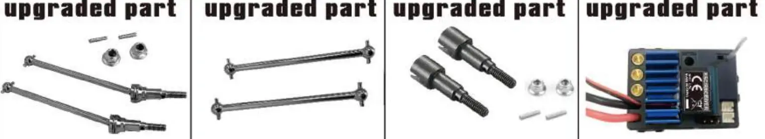 NUOKE 903 Four Wheel Drive Electric Power Race Truck - SPARE PART 16