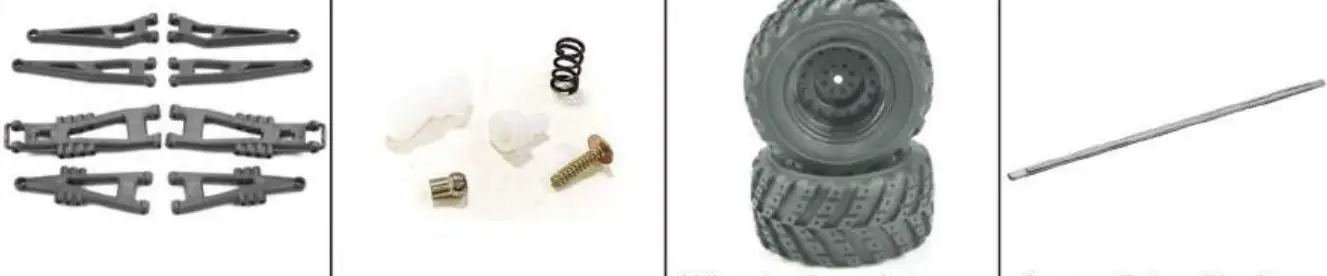 NUOKE 903 Four Wheel Drive Electric Power Race Truck - SPARE PART 3