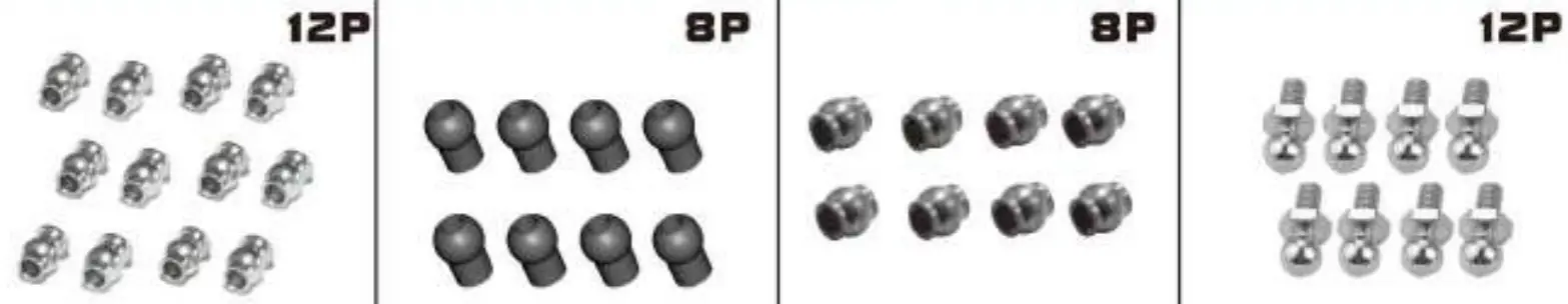 NUOKE 903 Four Wheel Drive Electric Power Race Truck - SPARE PART 5