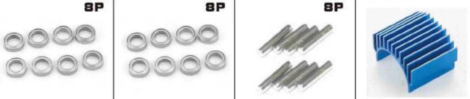 NUOKE 903 Four Wheel Drive Electric Power Race Truck - SPARE PART 6