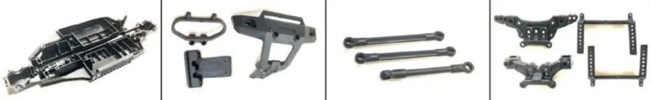 NUOKE 903 Four Wheel Drive Electric Power Race Truck - SPARE PART