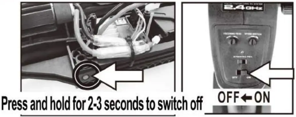 NUOKE 903 Four Wheel Drive Electric Power Race Truck - Stopping Driving