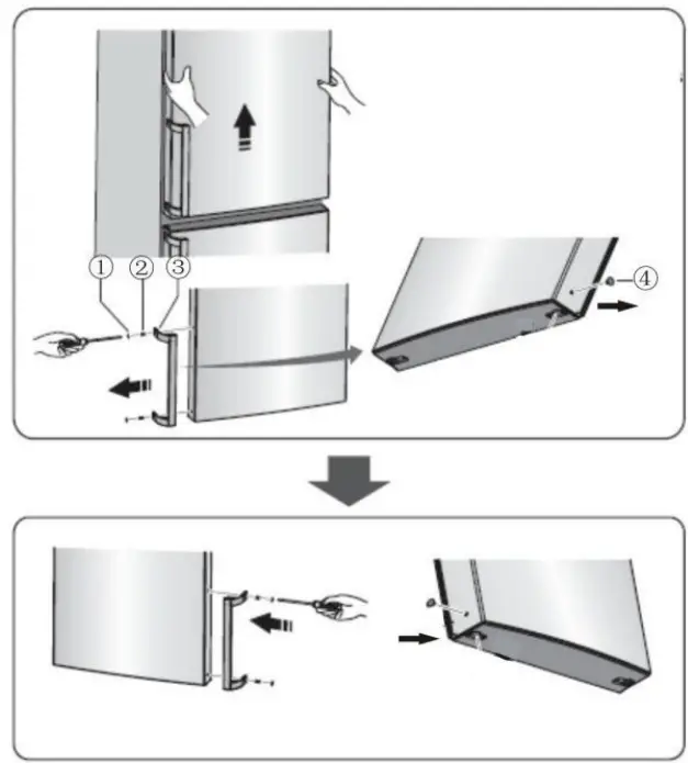 Hisense RB470N4CIC Upright Refrigerator and Freezer - assembly 16