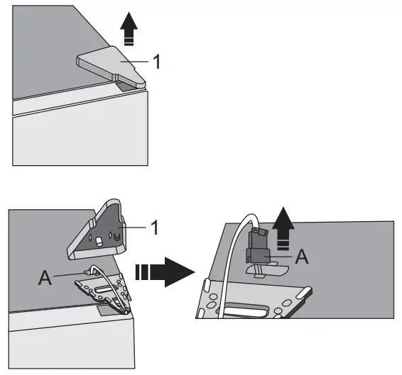 Hisense RB470N4CIC Upright Refrigerator and Freezer - assembly 2