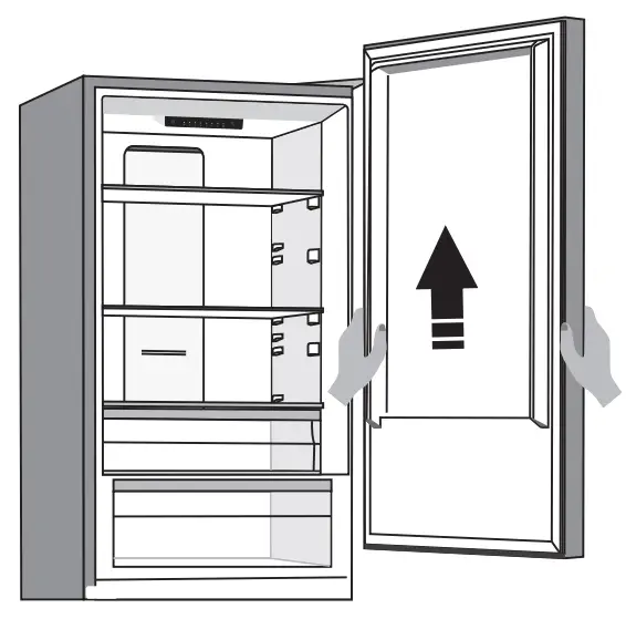 Hisense RB470N4CIC Upright Refrigerator and Freezer - assembly 4
