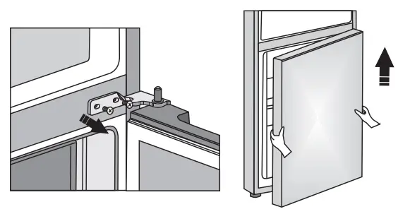 Hisense RB470N4CIC Upright Refrigerator and Freezer - assembly 8