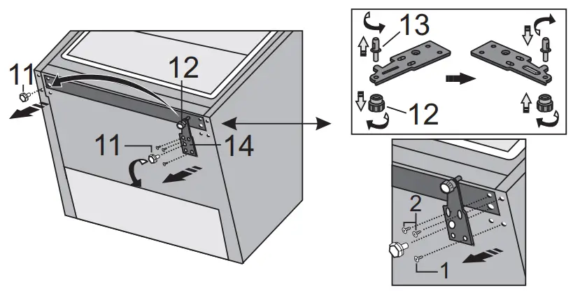 Hisense RB470N4CIC Upright Refrigerator and Freezer - assembly11