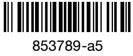 Hisense RB470N4CIC Upright Refrigerator and Freezer - bar code