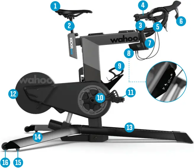 wahoo KICKER Smart Bike - KICKR BIKE PARTS