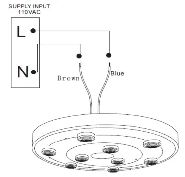 Bella Depot DC3605-G Retractable Ceiling Fan - Fig 14