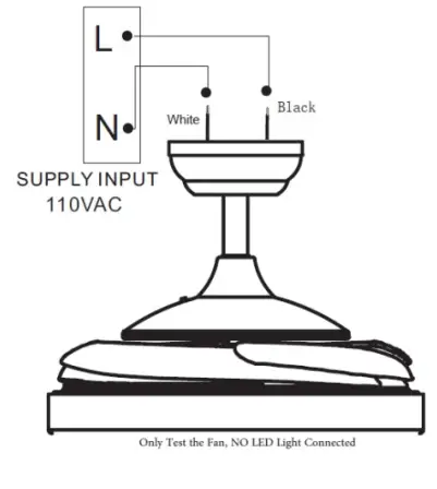Bella Depot DC3605-G Retractable Ceiling Fan - Fig 15