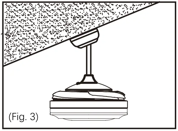 Bella Depot DC3605-G Retractable Ceiling Fan - Fig 3