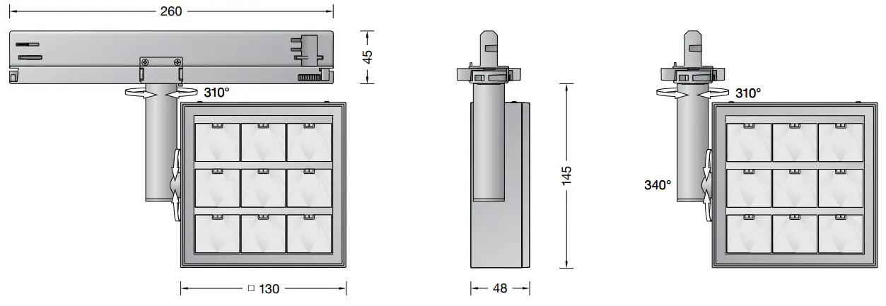 BEGA 51 083.5 Track Spotlight - fig 1