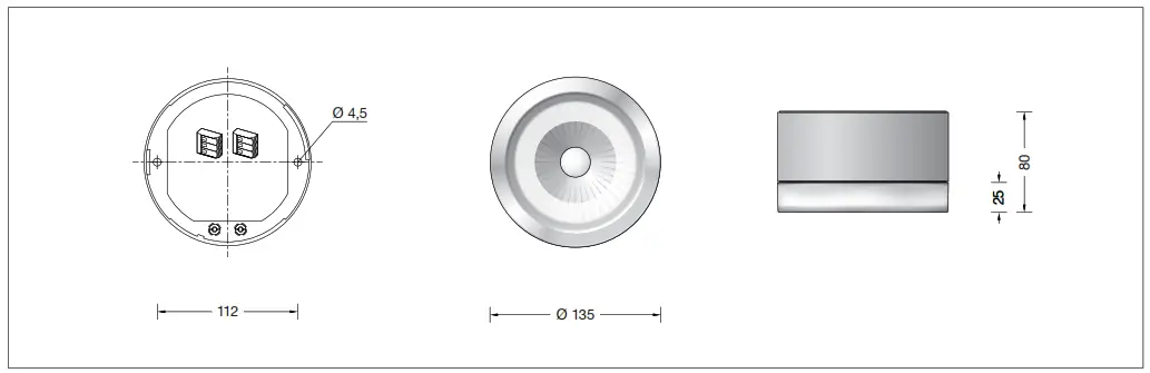 BEGA 50567.2 LED Ceiling Luminaire - Fig1