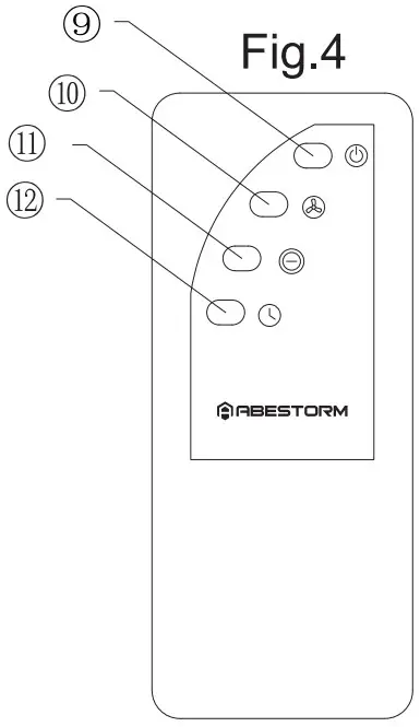 TURN ON AIR FILTER AND SPEED SETTINGS