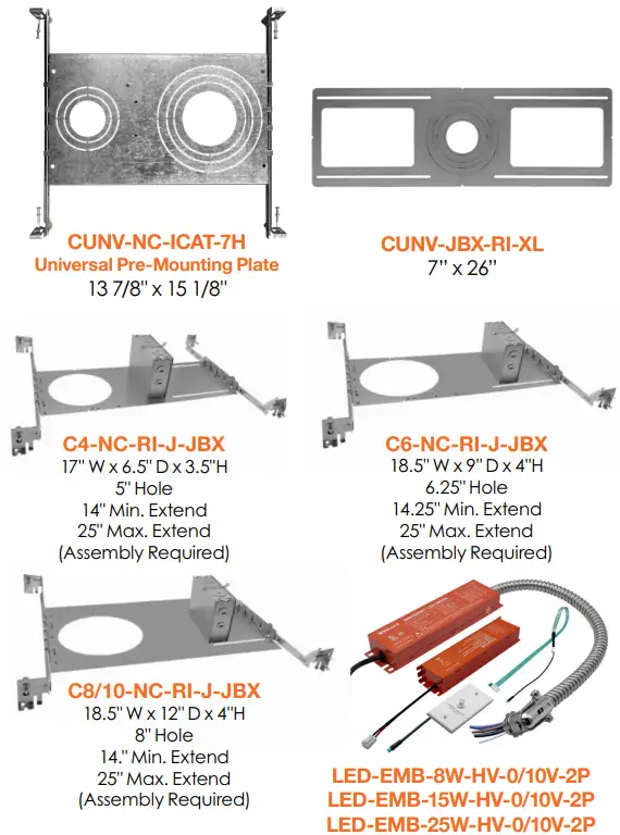 EnVisionLED ARCY-Line CADM Commercial Downlights - te M