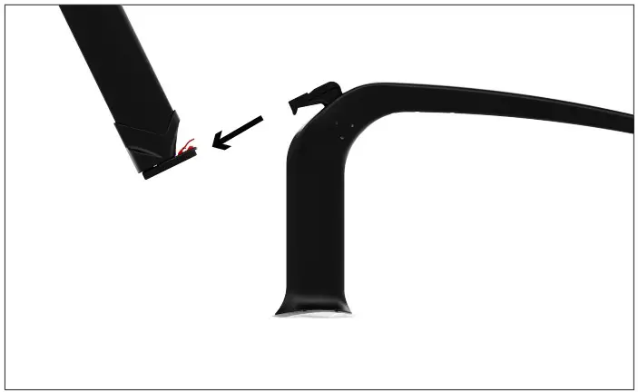 Attach the tiller to the chassis