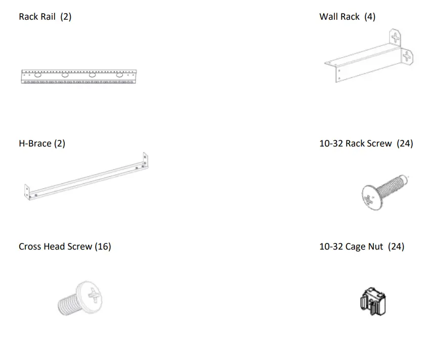 KENDALL HOWARD 1915 330012 V Line Wall Mount Racks - Tools 1