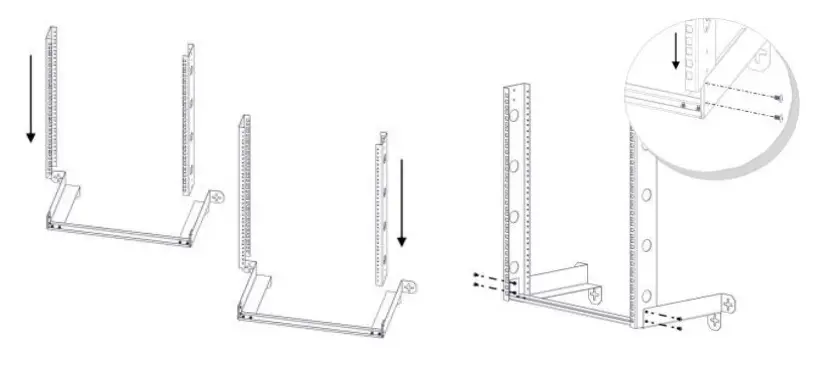 KENDALL HOWARD 1915 330012 V Line Wall Mount Racks - Tools 2