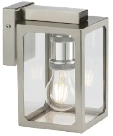 Knightsbridge NH016W 1W LED Aluminum Square Recessed Wall Light