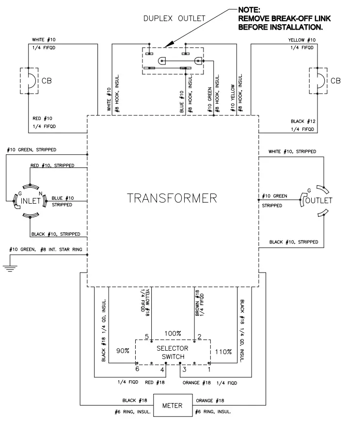 American SANDERS 40590 Power Booster - WIRING DIAGRAM