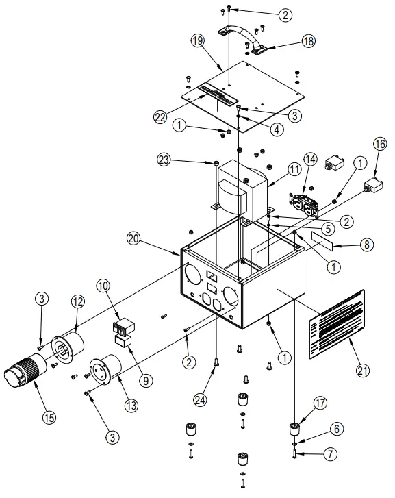 American SANDERS 40590 Power Booster - parts