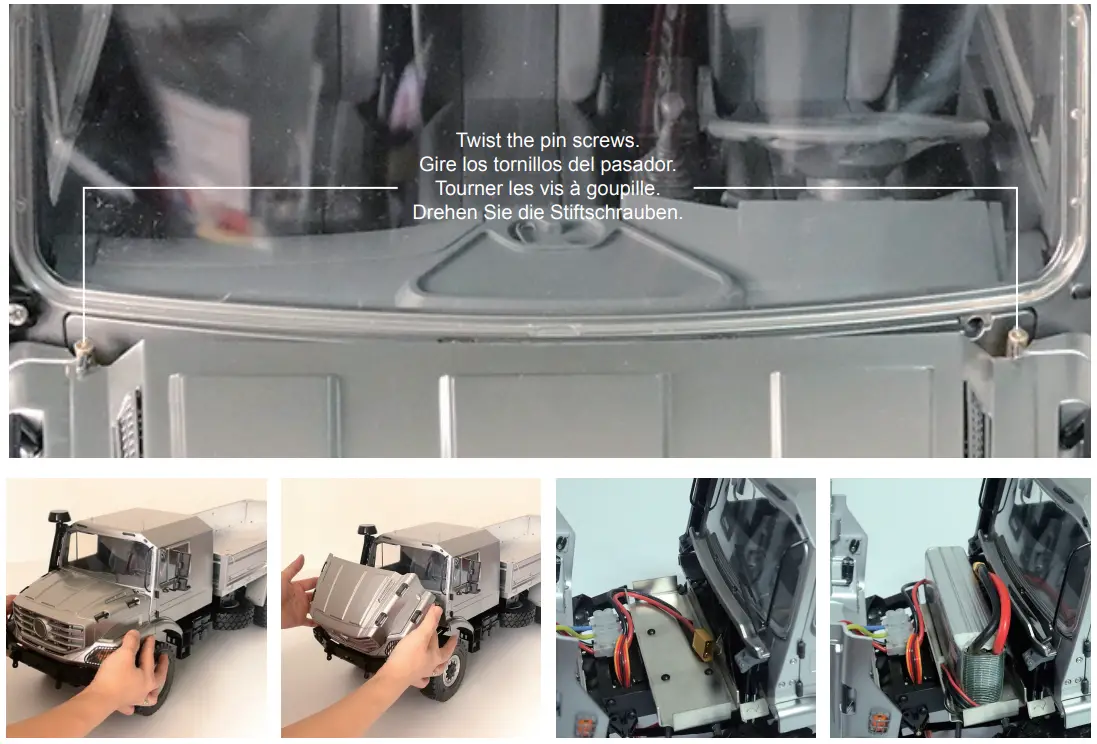 RC4WD VV-JD00066 1-14 4X4 Overland Rally Race Semi Truck RTR - Fig 3