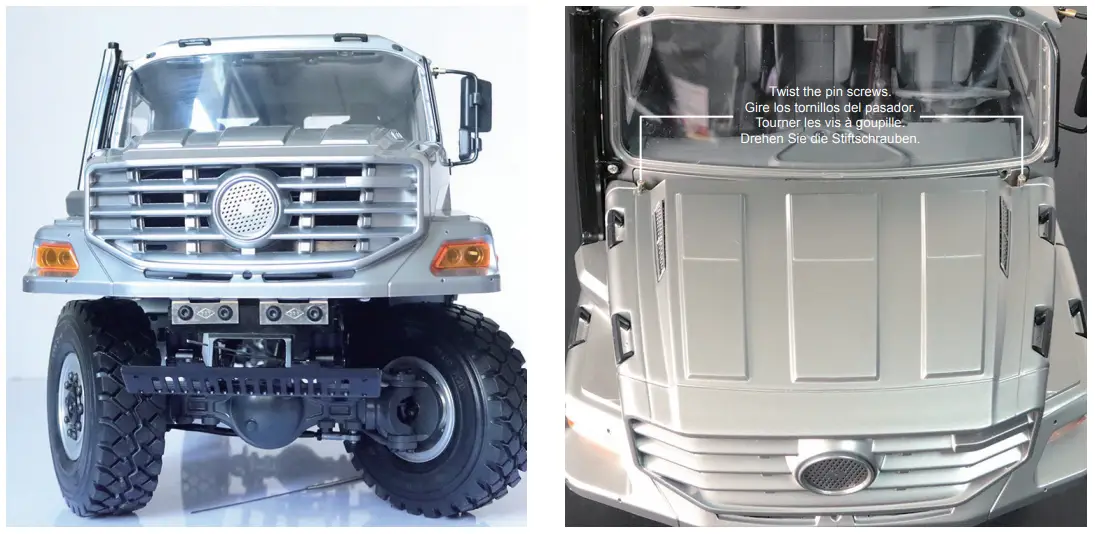 RC4WD VV-JD00066 1-14 4X4 Overland Rally Race Semi Truck RTR - Fig 6