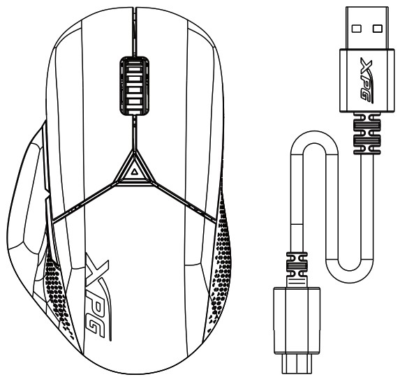 XPG Alpha Gaming Mouse - PACKAGE CONTENT 1