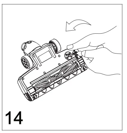 Cleaning The Floor And Carpet Brush