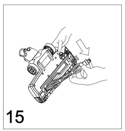 Cleaning The Floor And Carpet Brush