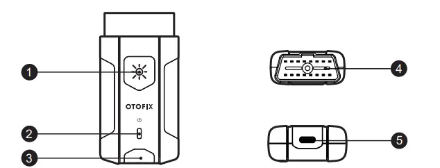 OTOFIX D1 Pro Bi-Directional Car Diagnostic Tool - Pro 1