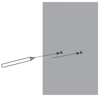 Mount the baby unit on dry wal