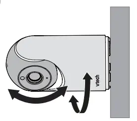 Mount the baby unit on dry wal